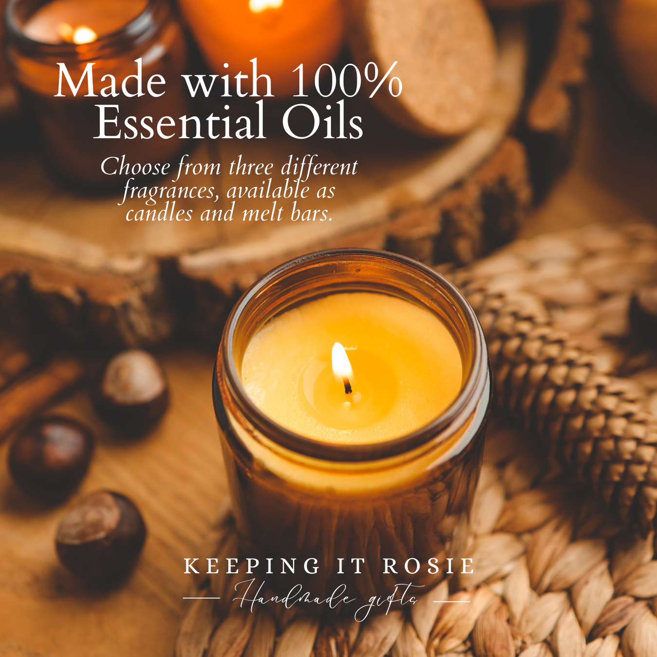 Essential Oil Wellness Candle Collection