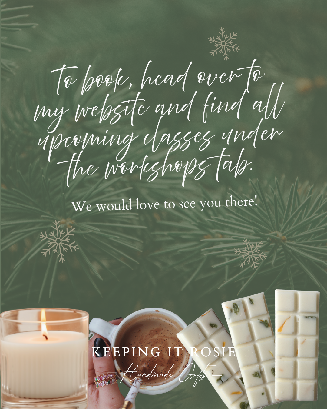 Evening Winter Candle Workshop | Nov & Dec