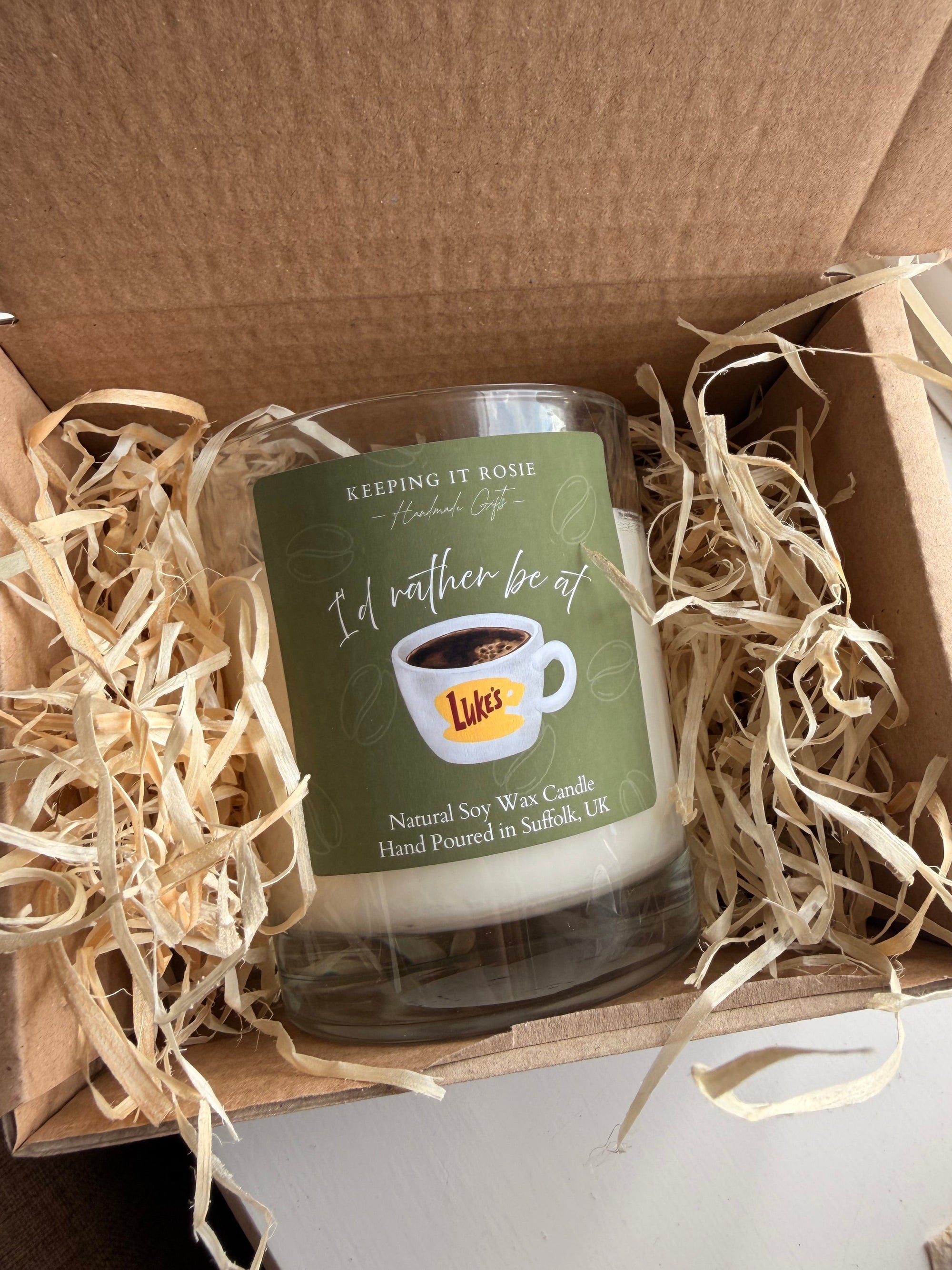 I’d rather be at Luke’s Club Candle | Gilmore Girls Lovers gift