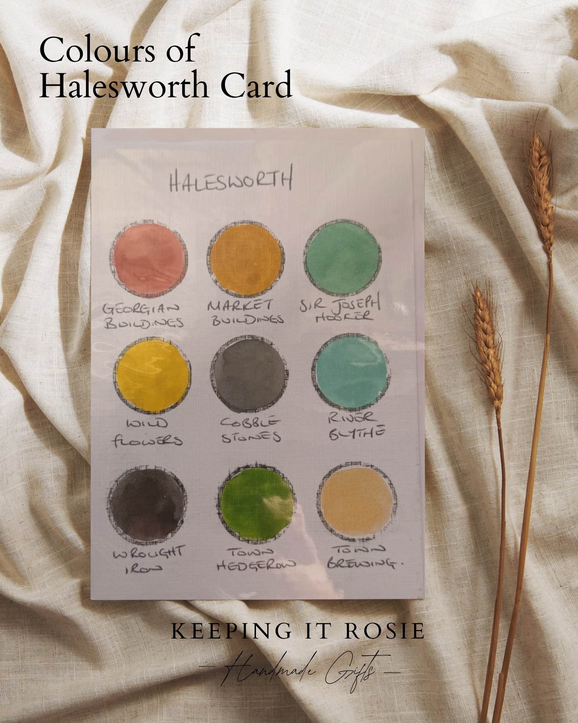 Colours of Halesworth | Hand painted Cards