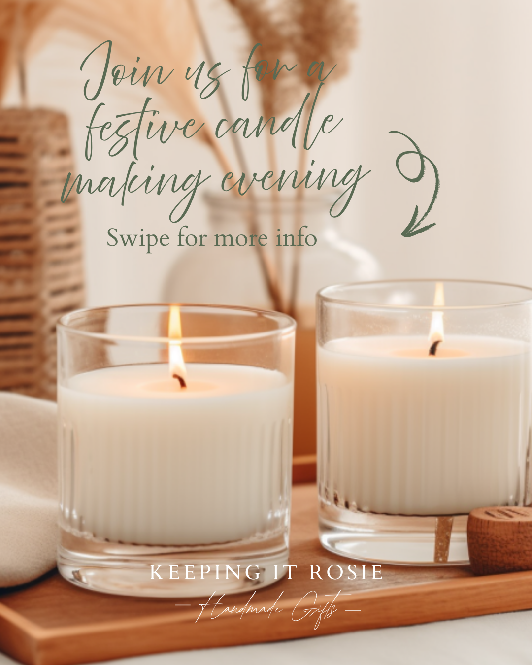 Evening Winter Candle Workshop | Nov & Dec