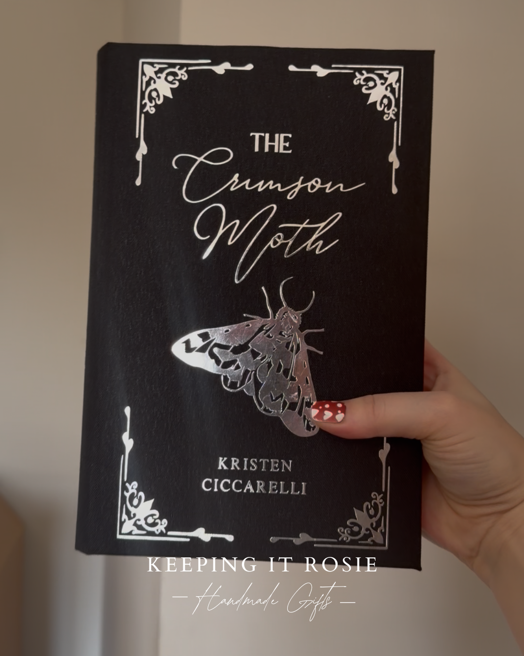 Crimson Moth duology handmade rebind set