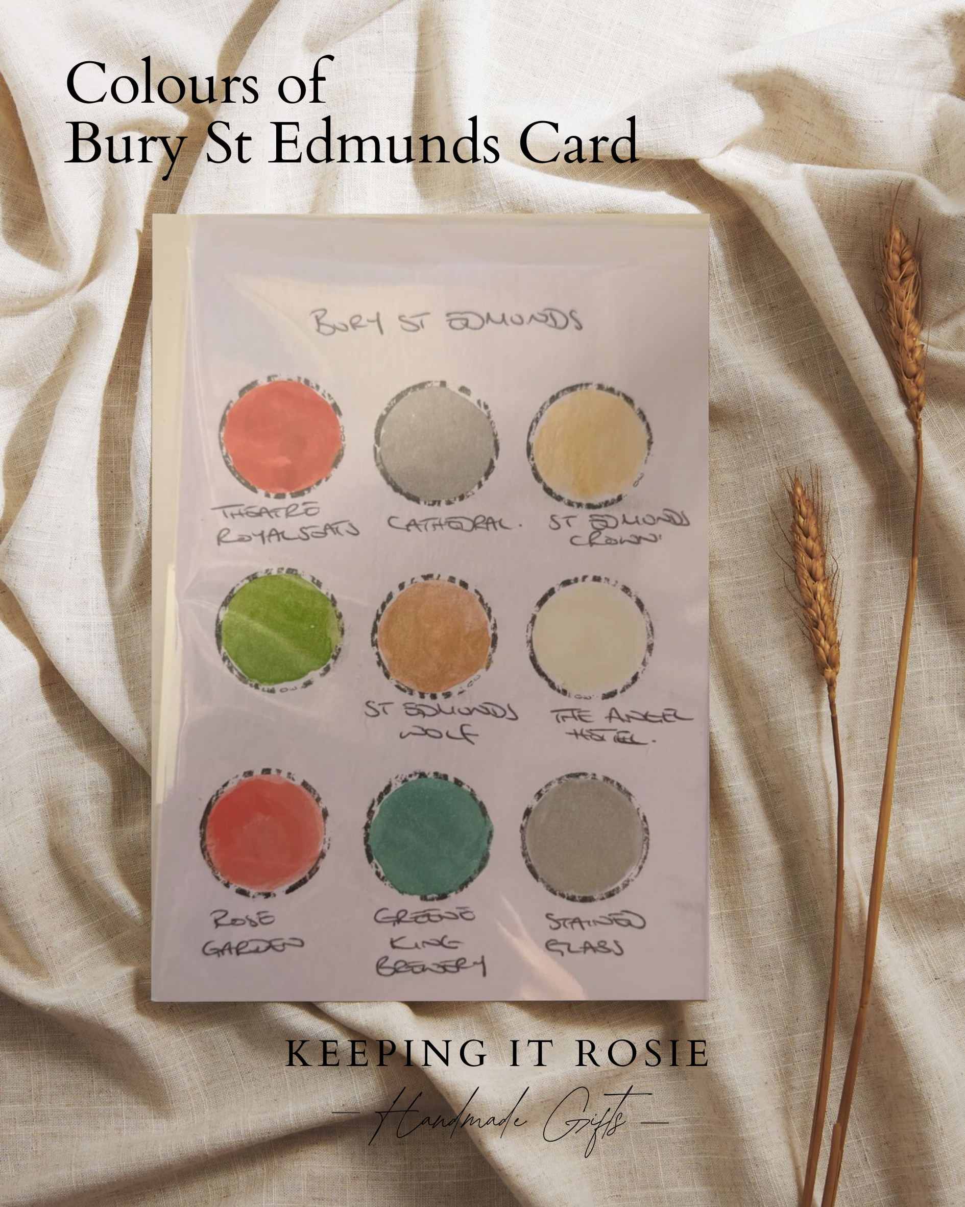 Colours of Bury St Edmunds | Hand painted Cards