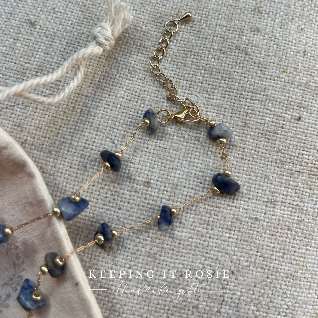 Sodalite Gemstone Necklace