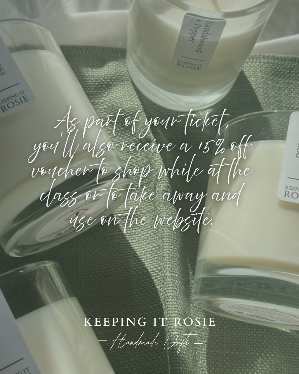 Evening Winter Candle Workshop | Nov & Dec