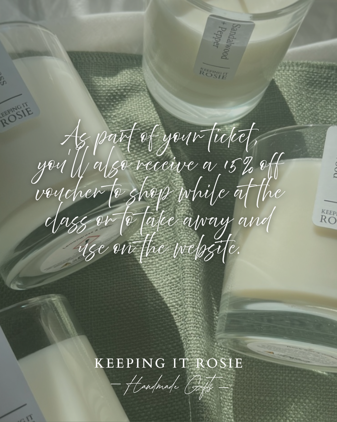 Evening Winter Candle Workshop | Nov & Dec