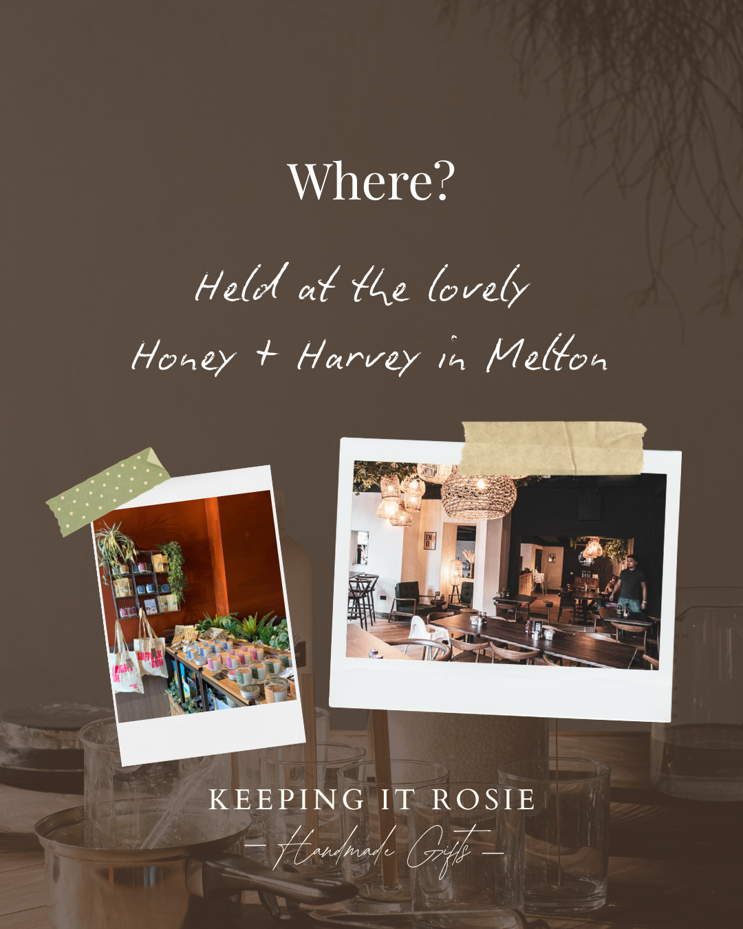 Winter Candle Making Classes at Honey + Harvey, Melton 21st Nov