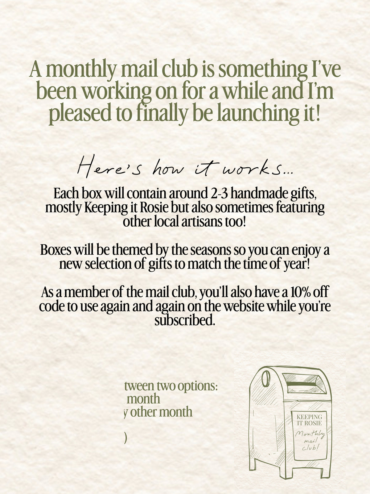 Monthly Mail Club 📮