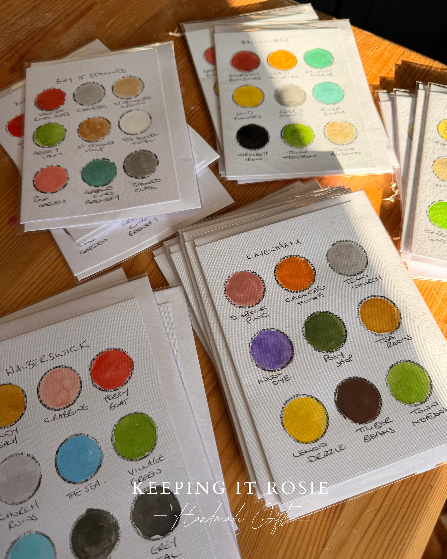 Colours of Lavenham | Hand painted Card