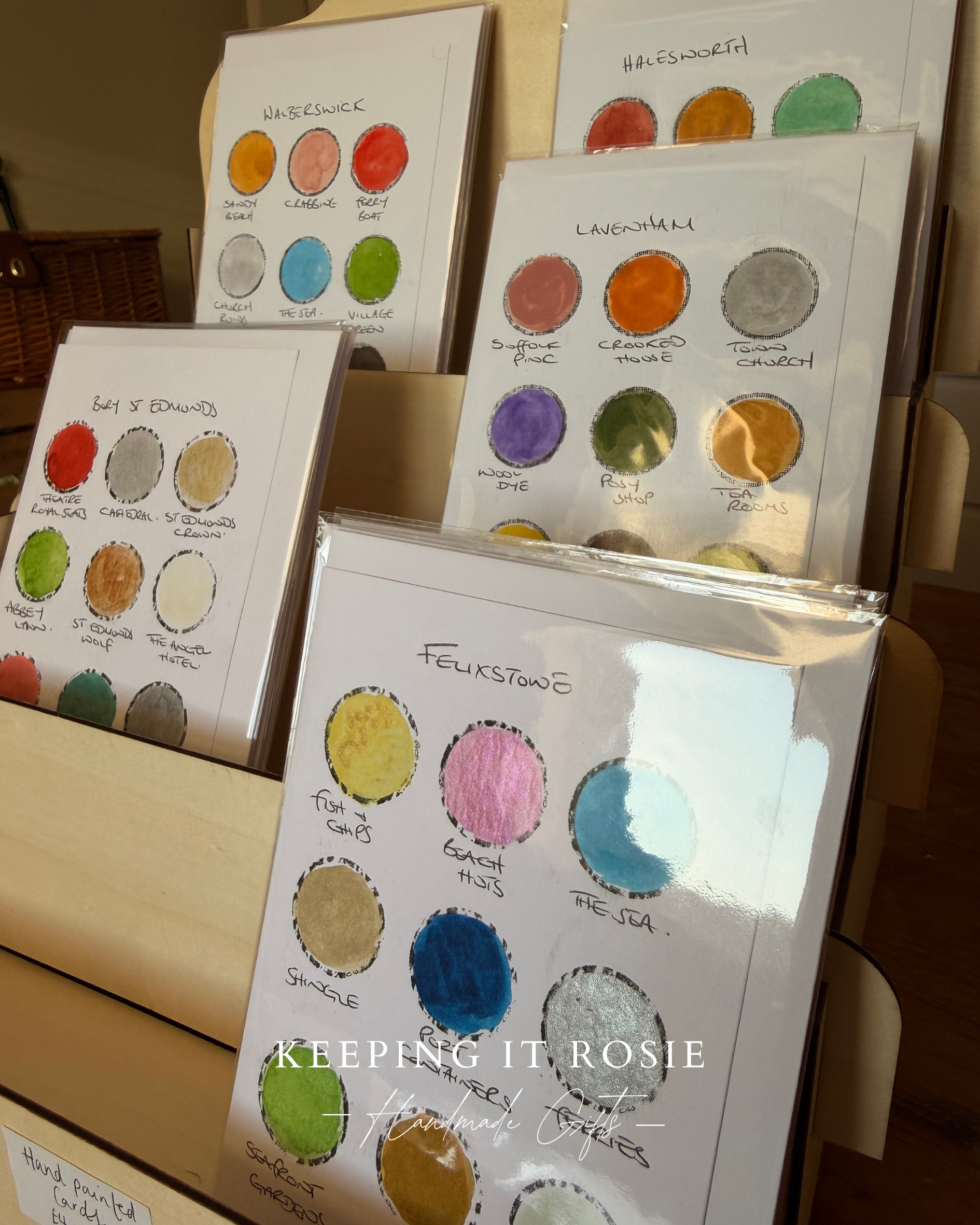 Colours of Lavenham | Hand painted Card