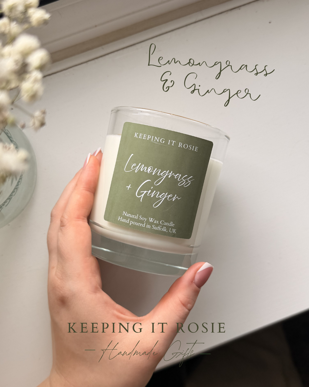 Lemongrass & Ginger Candles & Wax Melts