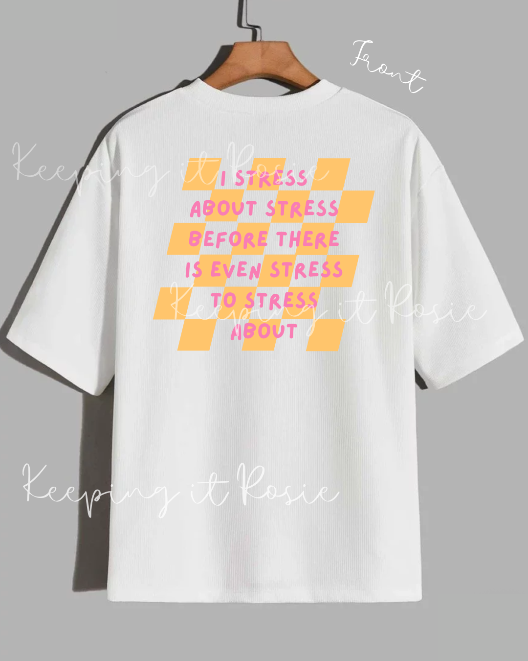 I stress about stress Graphic Tee