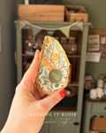 Lemon tree print oyster shell