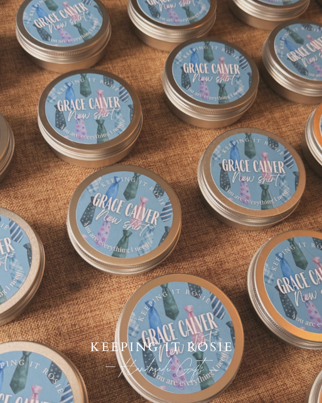 Grace Calver ‘New Shirt’ Candles (Preorder 12th June)