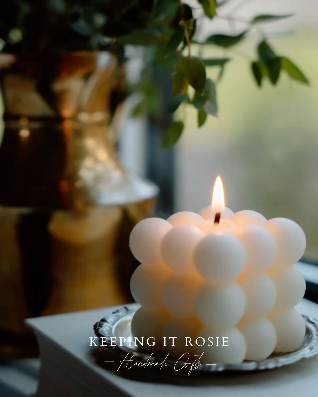 Soy Bubble Decor Candle