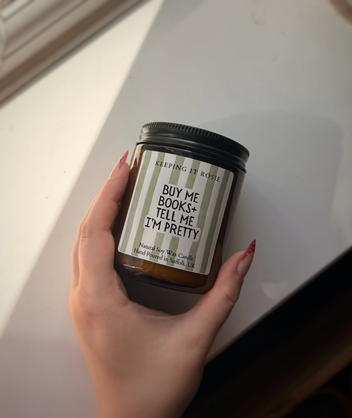 Buy me books Candle | Book lovers gift