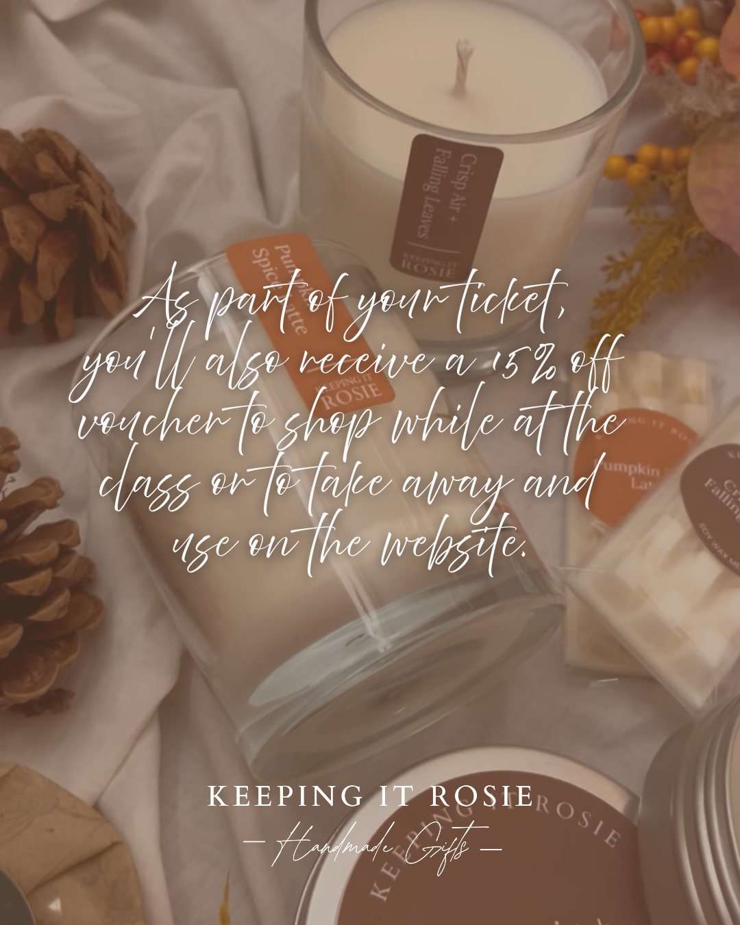 Candle Autumn Making Workshop | 25th Oct