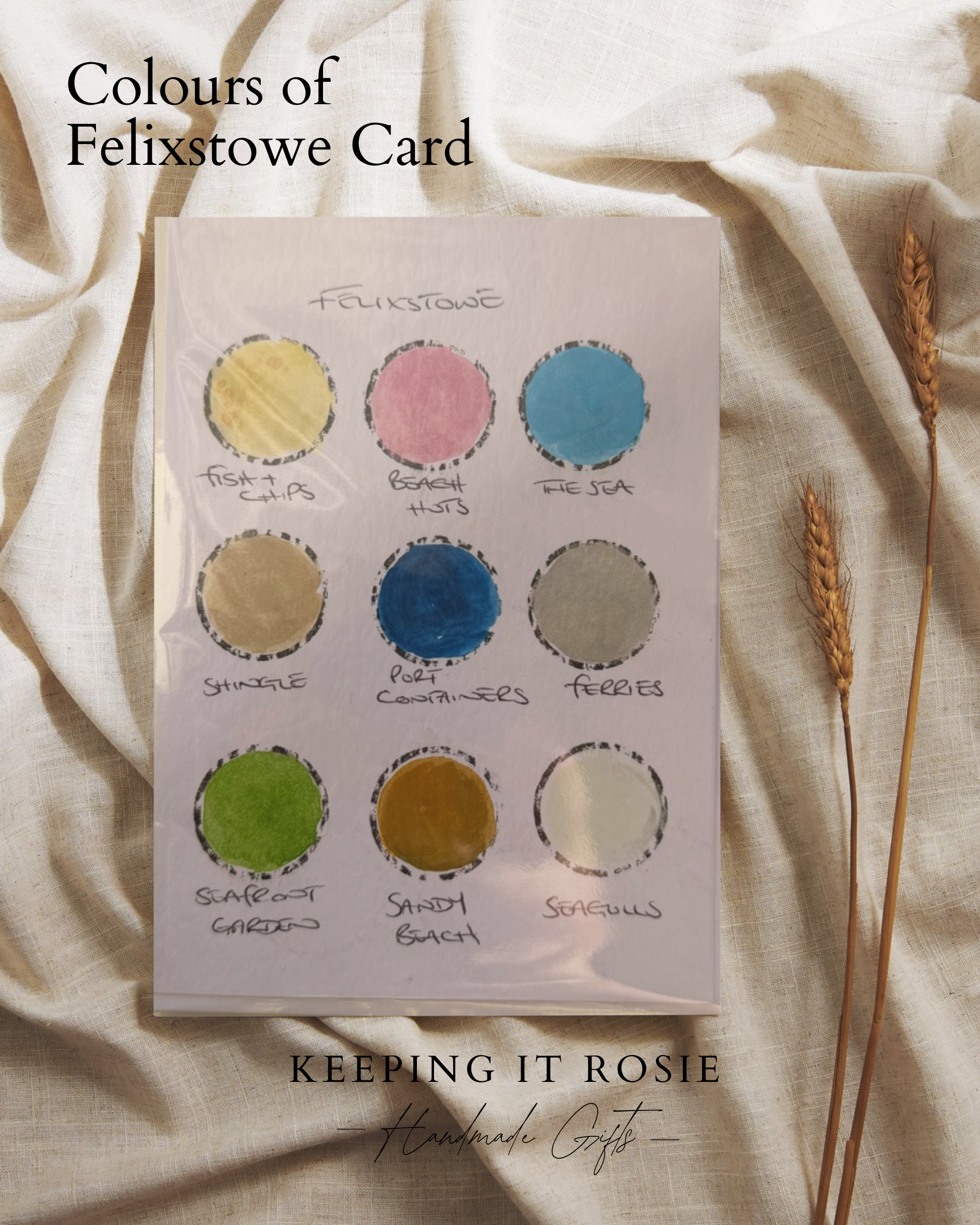 Colours of Felixstowe | Hand painted Cards