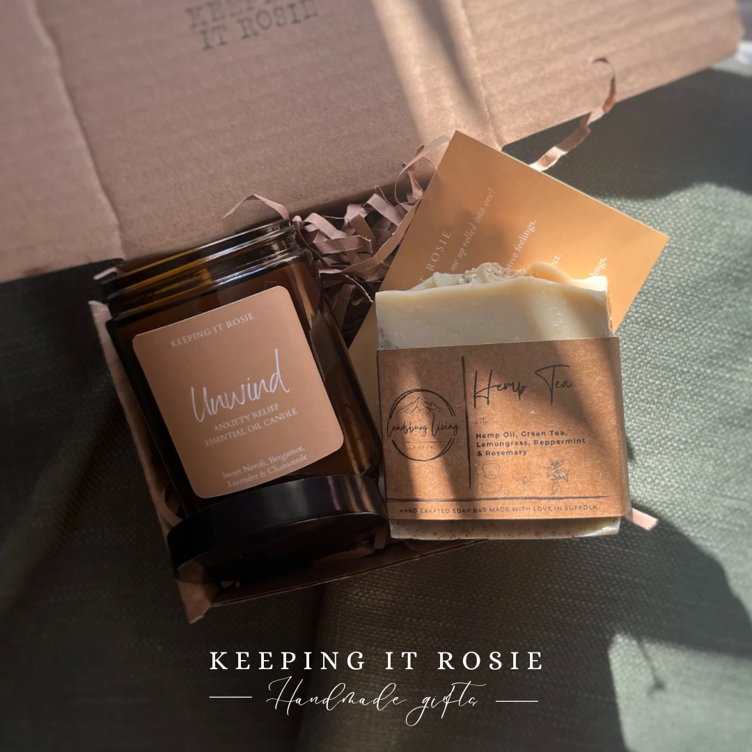 Soap Bar and Wellness Candle Gift Set
