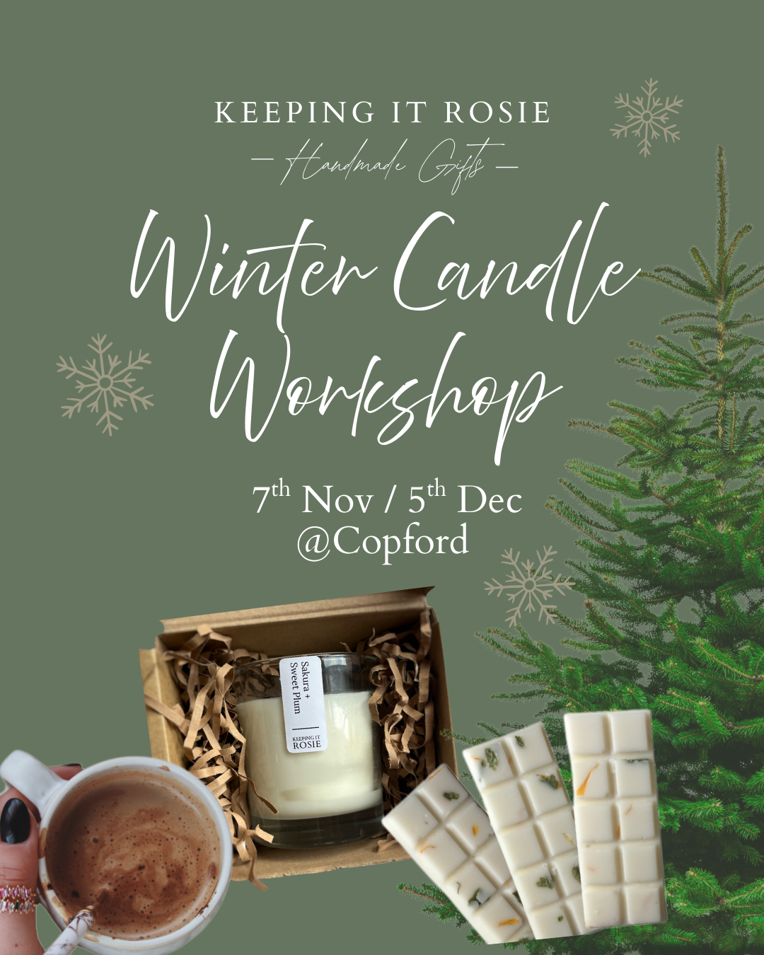 Evening Winter Candle Workshop | Nov & Dec