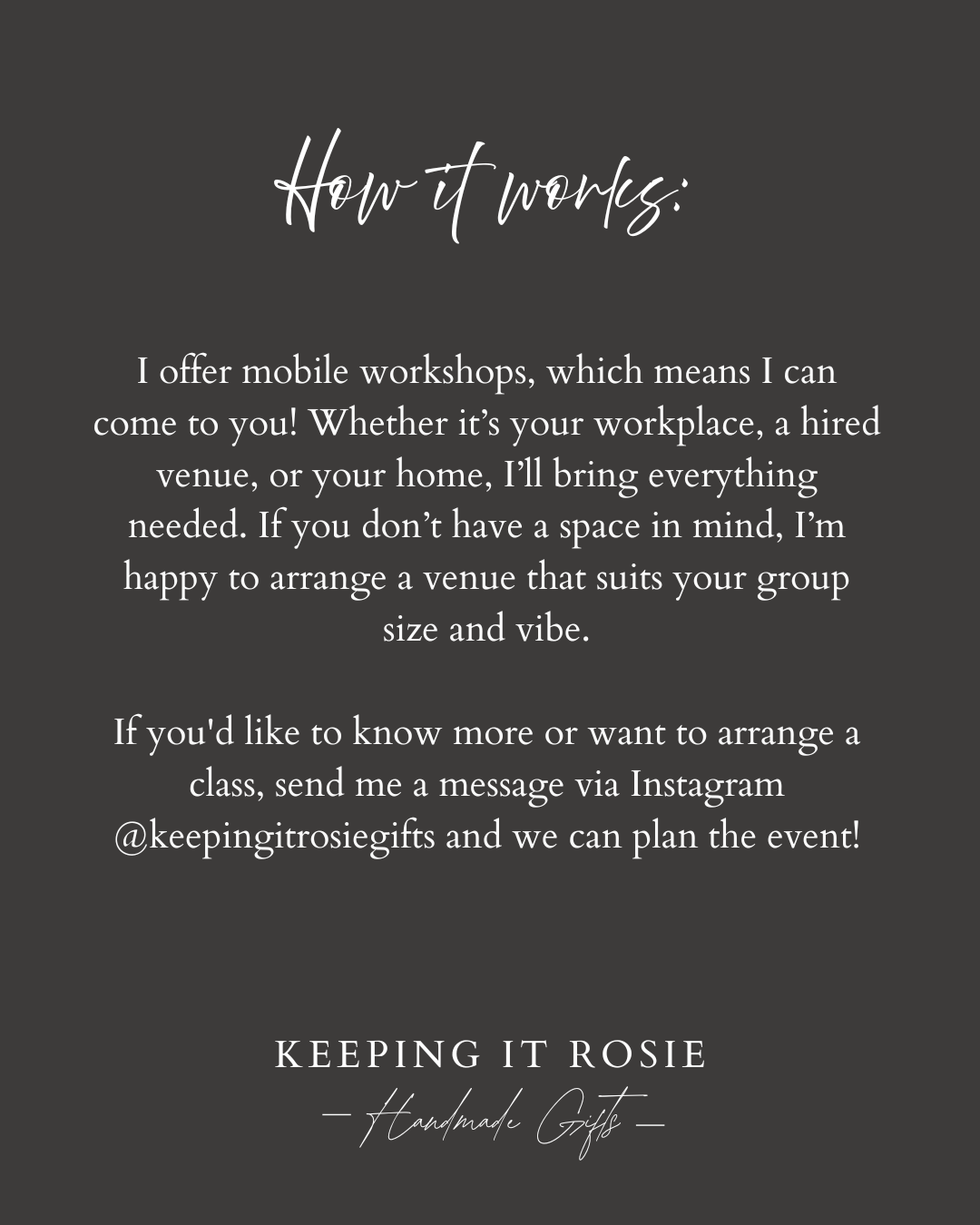 Private Party’s & Team Building