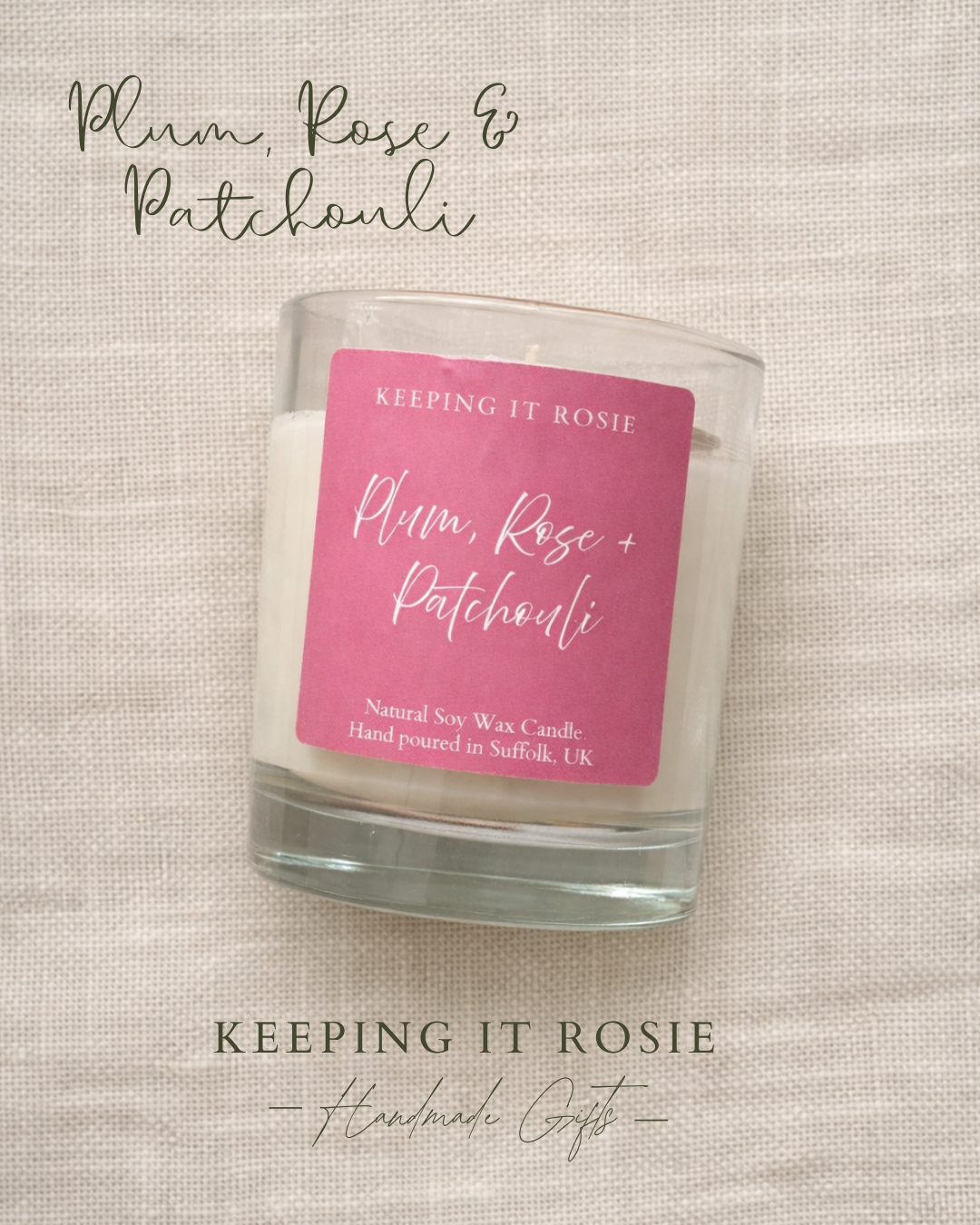 Plum, Rose & Patchouli Candles & Wax Melts